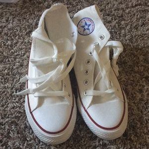 Off-brand White converse sneakers